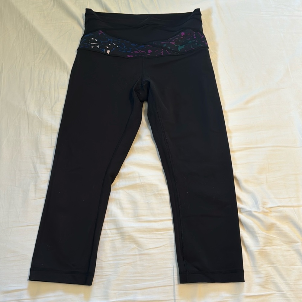 Lululemon reversible crop high waisted leggings